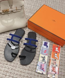 Hermes H Slippers Oran Sandals Collection - Fashionable and Versatile, Super Comfortable, Eveb420stx