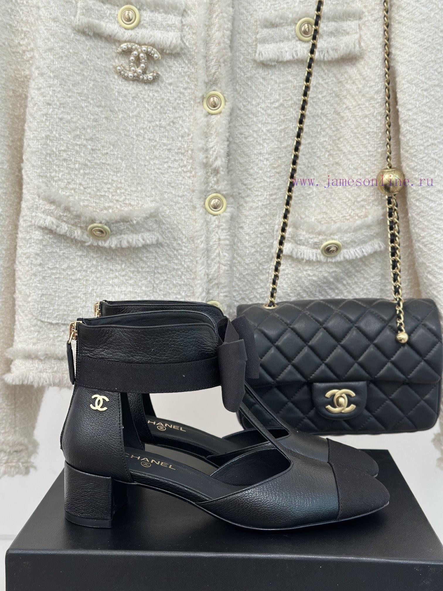 Chanel | Chanel 24C New ProductBow tie high-heeled sandals seriesThe shoe upper is made of il0ju7fo3