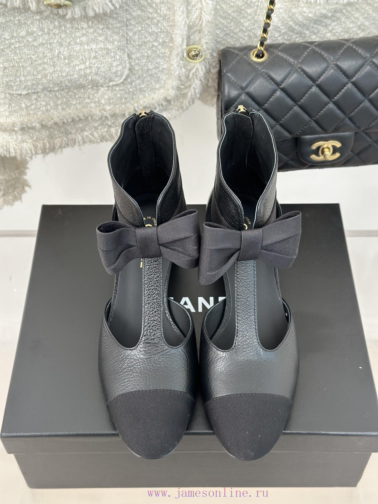 Chanel | Chanel 24C New ProductBow tie high-heeled sandals seriesThe shoe upper is made of il0ju7fo3 - Image 5