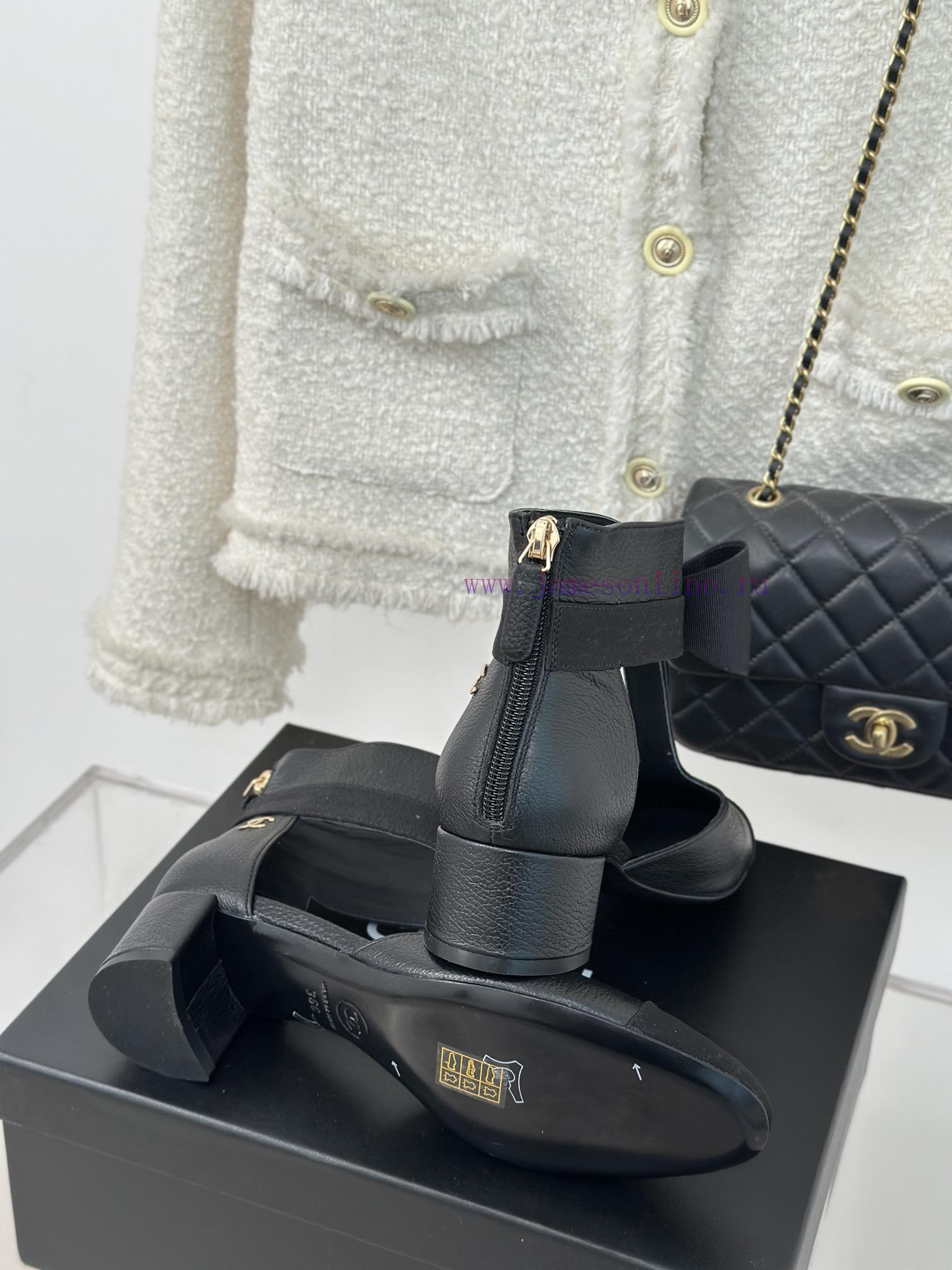 Chanel | Chanel 24C New ProductBow tie high-heeled sandals seriesThe shoe upper is made of il0ju7fo3 - Image 10