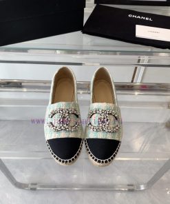 Chanel's new diamond fisherman shoes are crafted with top-notch craftsmanship, featuring purn2drpdg9