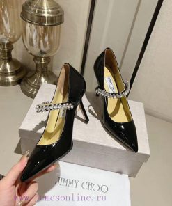 Jimmyhoo rhinestone single shoeOne word rhinestone high heelsThe shoe upper is made of importg2xxcem