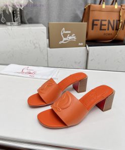 Rubber sole P280, genuine leather sole pCL/Lupoting CL MULE women's casual high-heeled slipp94dernnb