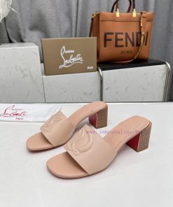 Rubber sole P280, genuine leather sole pCL/Lupoting CL MULE women's casual high-heeled slippwktfoajl