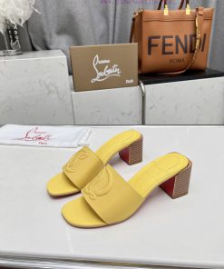 Rubber sole P280, genuine leather sole pCL/Lupoting CL MULE women's casual high-heeled slippim5k9lei