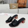 Rubber sole P280, genuine leather sole pCL/Lupoting CL MULE women's casual high-heeled slipp2eq9ye43