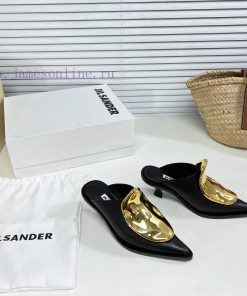 Jil Sander's new spring and summer cat heel pointed single shoes have a strong sense of luxuwfjickrw