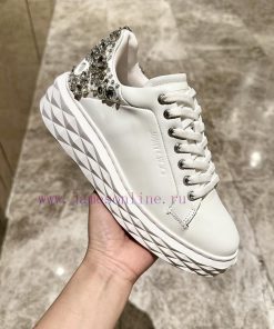 2024 new Jimmy Zhou JIMMY CHOO, released, original large sole casual white shoes, adopting t8j3z6qql