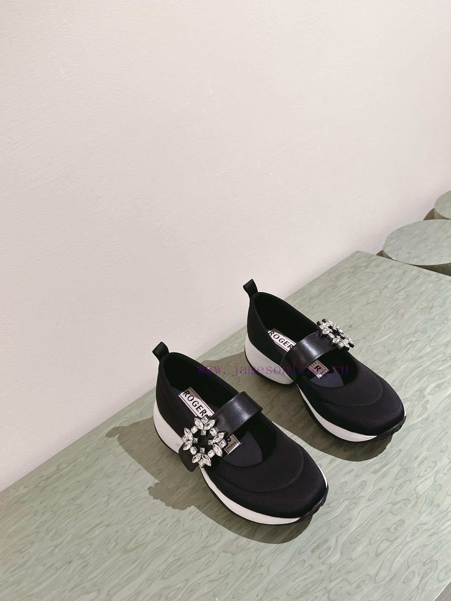 | ²⁰²4 𝐬𝐬 🤍🤎𝐑𝐨𝐠𝐞𝐫 𝐕𝐢𝐯𝐢𝐞𝐫 Roger Vivian Viv 'Run diamond buckle fabric sports shoes are a mrljgo6xi - Image 8