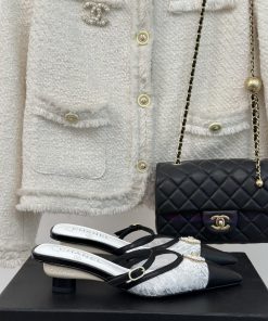 Chanel | Chanel 24C New Product ClassicDouble C Clover Pearl Sandals and Slippers SeriesThe 5geoi5yx