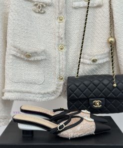 Chanel | Chanel 24C New Product ClassicDouble C Clover Pearl Sandals and Slippers SeriesThe 6c2i1h90