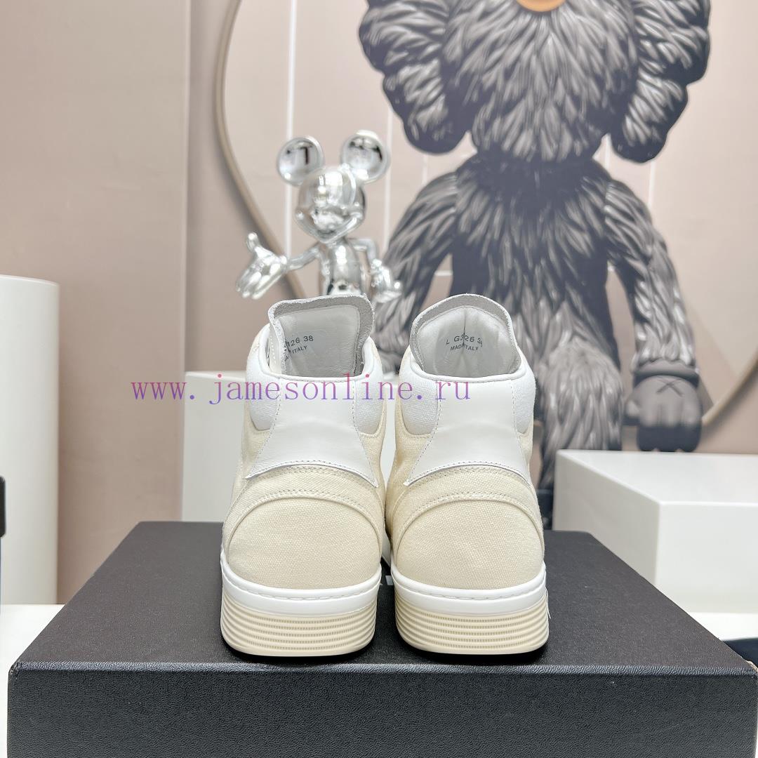 Top Fabric "Chanel C Home 2024 vs Spring/Summer Hot Canvas Leisure SeriesHigh top color bloc760j4zet - Image 9