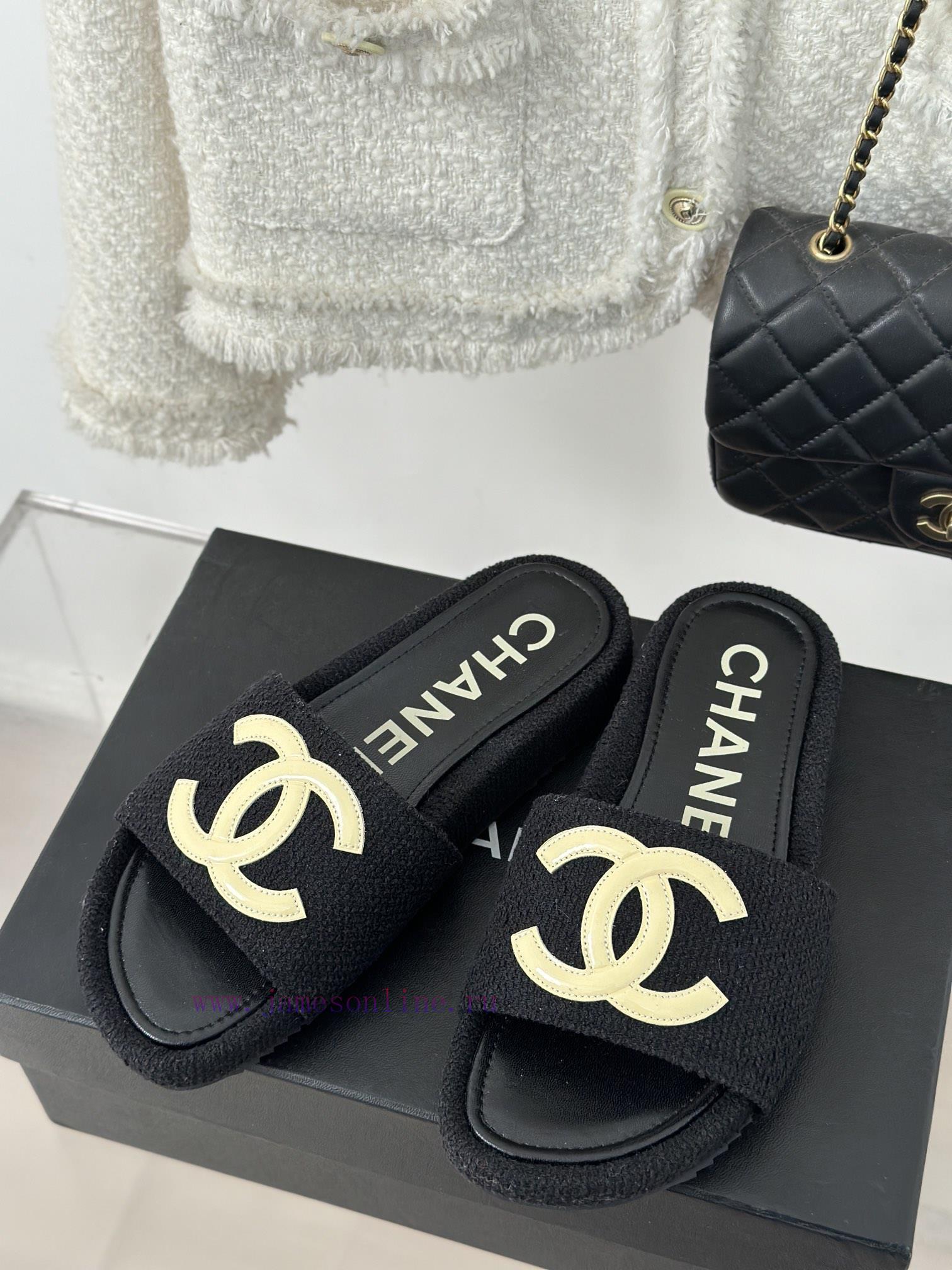 Chanel | Chanel 23p New Product Large Pair C Lazy SlippersIn summer, it is necessary for evej91gg1h0 - Image 3