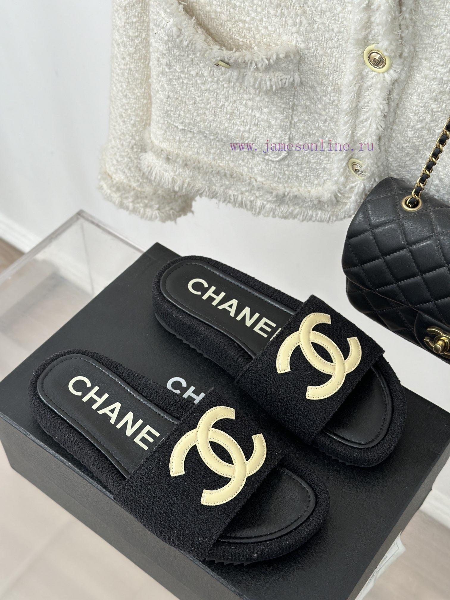 Chanel | Chanel 23p New Product Large Pair C Lazy SlippersIn summer, it is necessary for evej91gg1h0 - Image 4