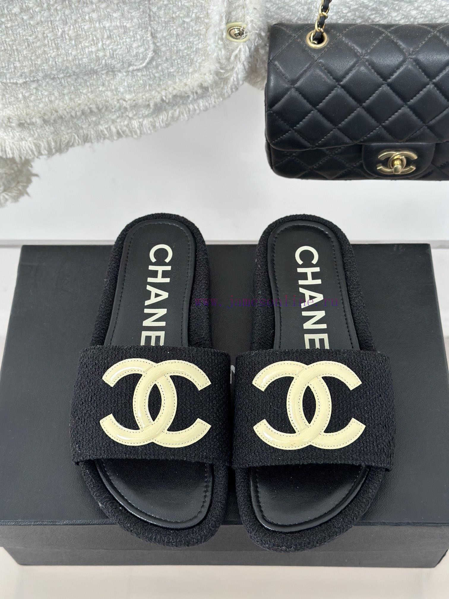 Chanel | Chanel 23p New Product Large Pair C Lazy SlippersIn summer, it is necessary for evej91gg1h0 - Image 5