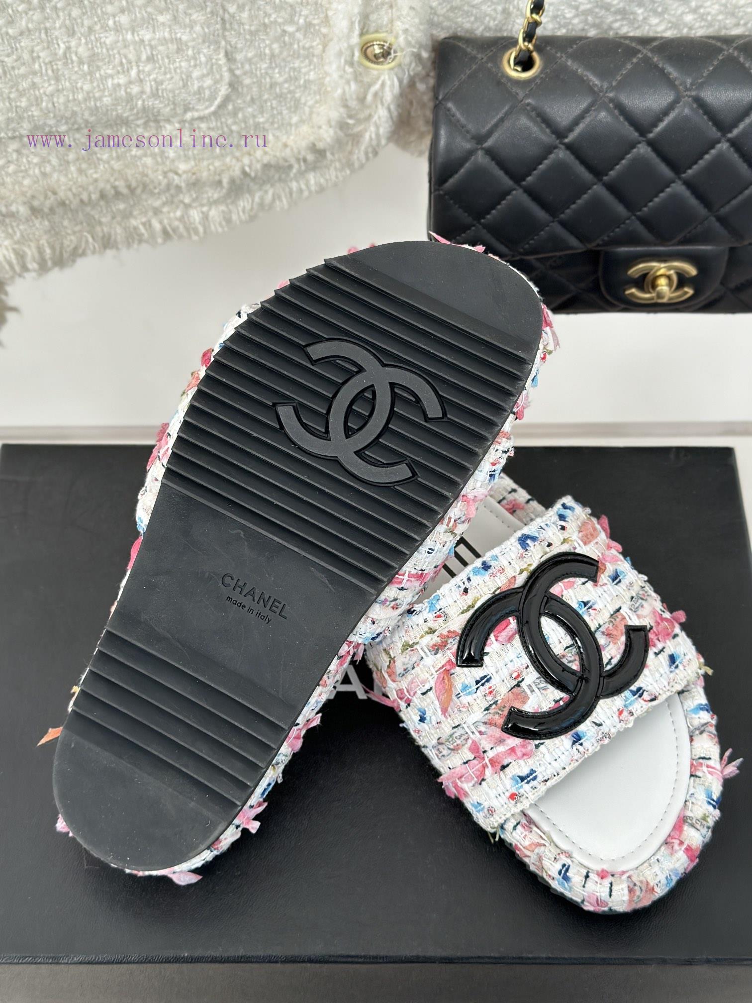 Chanel | Chanel 23p New Product Large Pair C Lazy SlippersIn summer, it is necessary for ever82ksgh0 - Image 10