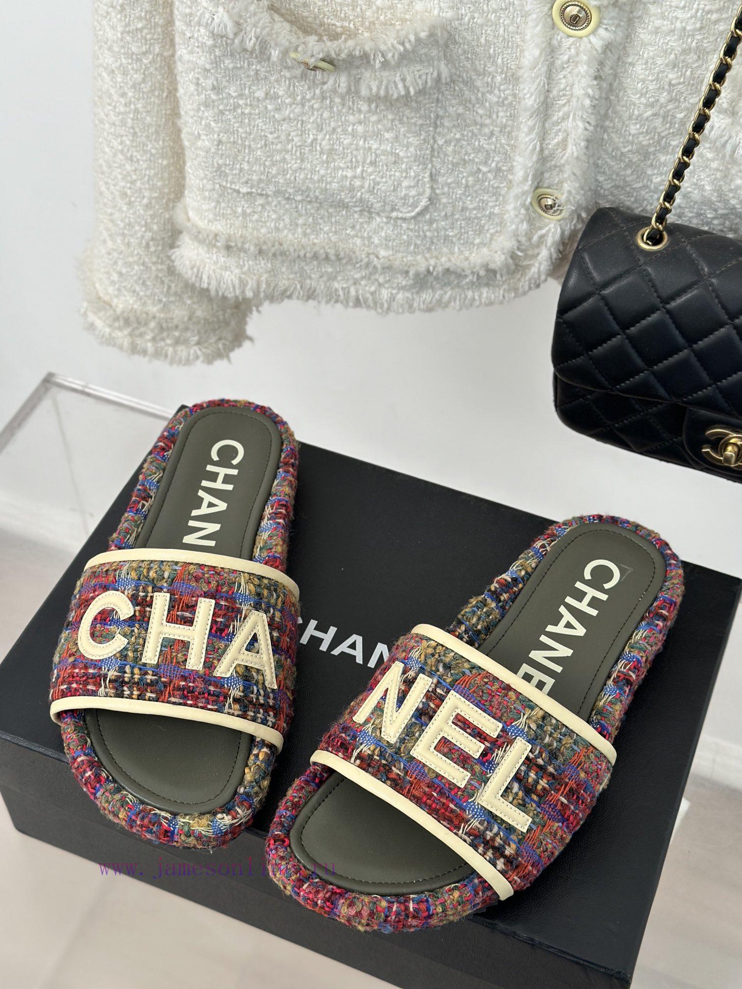 Chanel | Chanel 23p New Large Letter Lazy SlippersIn summer, it is necessary for everyone tonjmtlrsl - Image 3
