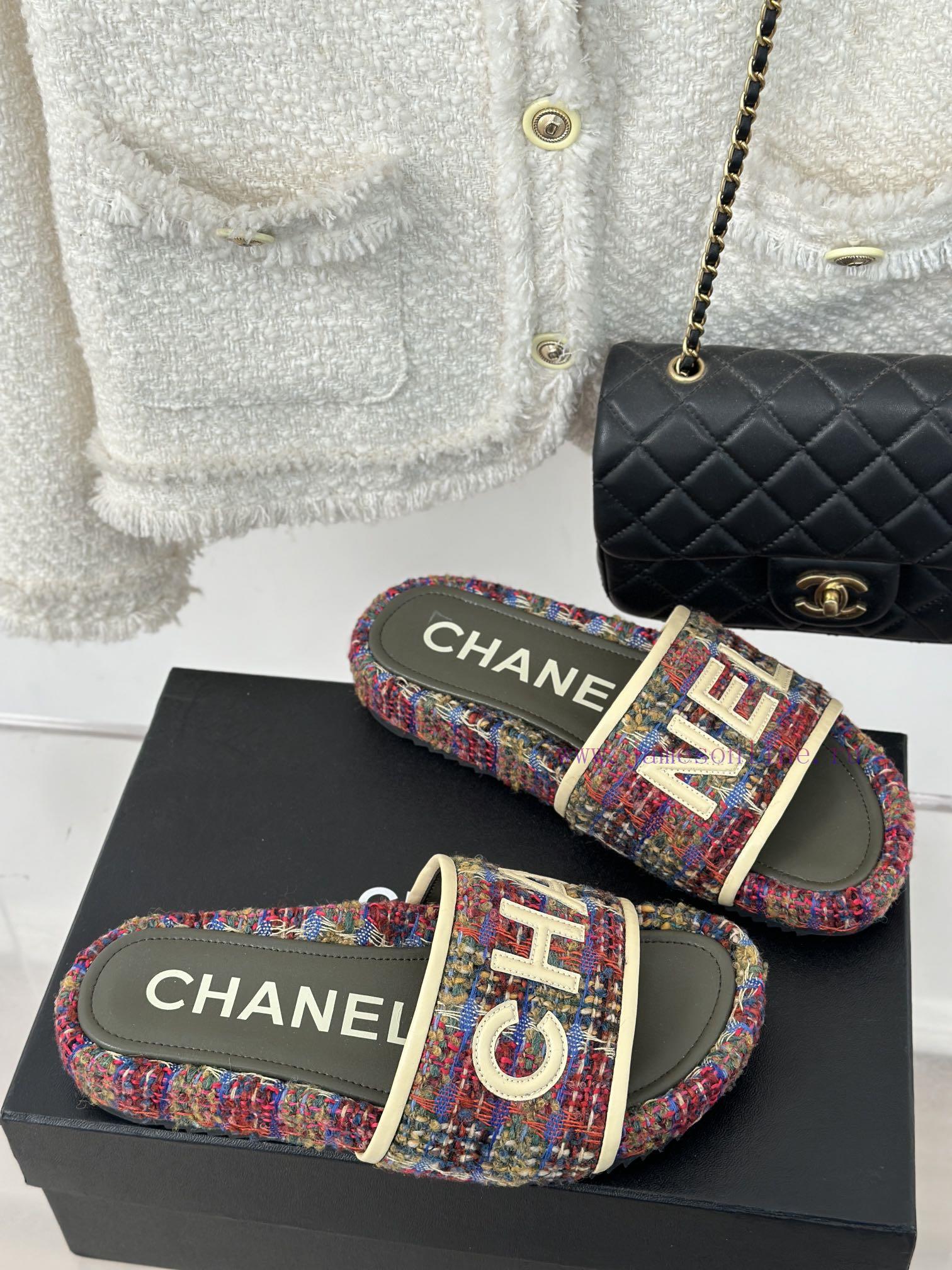 Chanel | Chanel 23p New Large Letter Lazy SlippersIn summer, it is necessary for everyone tonjmtlrsl - Image 4