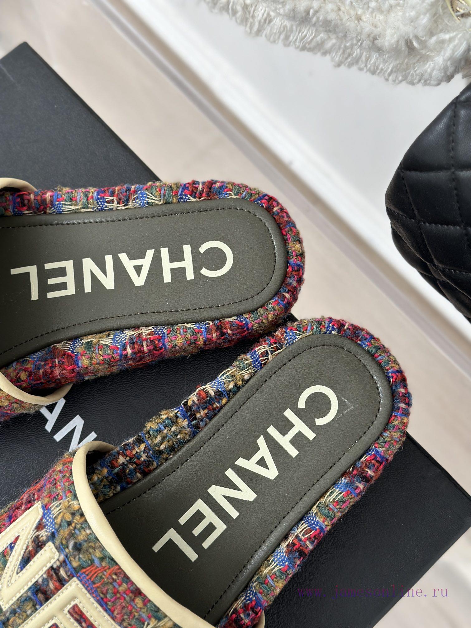 Chanel | Chanel 23p New Large Letter Lazy SlippersIn summer, it is necessary for everyone tonjmtlrsl - Image 9