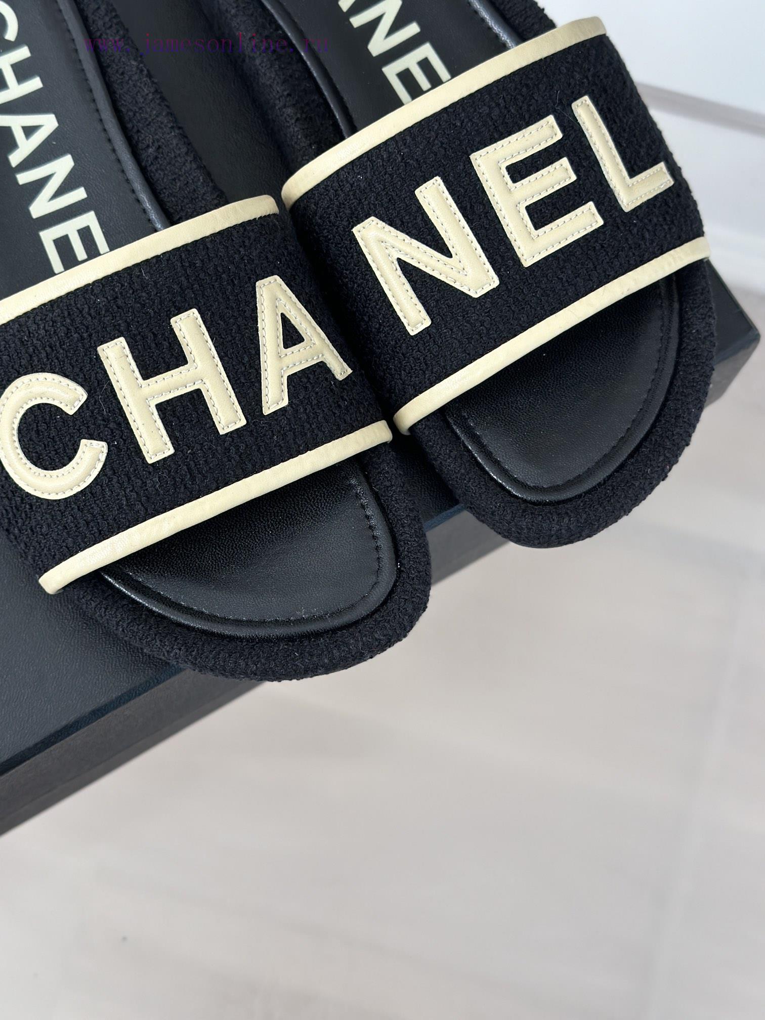 Chanel | Chanel 23p New Large Letter Lazy SlippersIn summer, it is necessary for everyone tozj08amj1 - Image 8