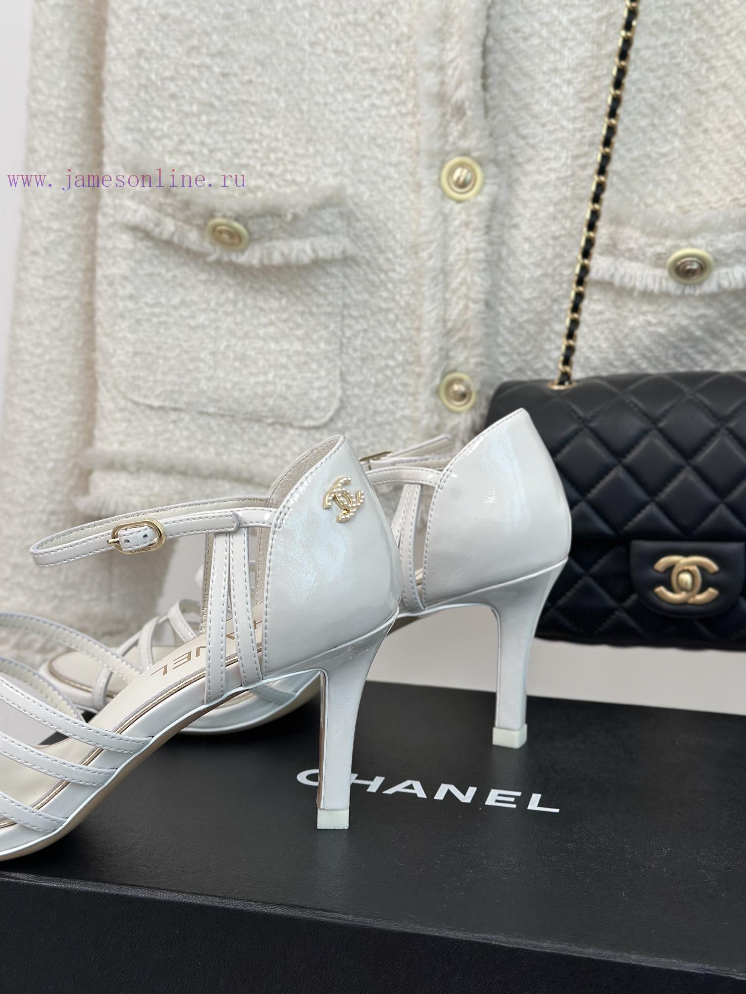 Chanel | Chanel 24C New Product ClassicDouble C high-heeled sandals seriesThe shoe upper is t5nspq37 - Image 7