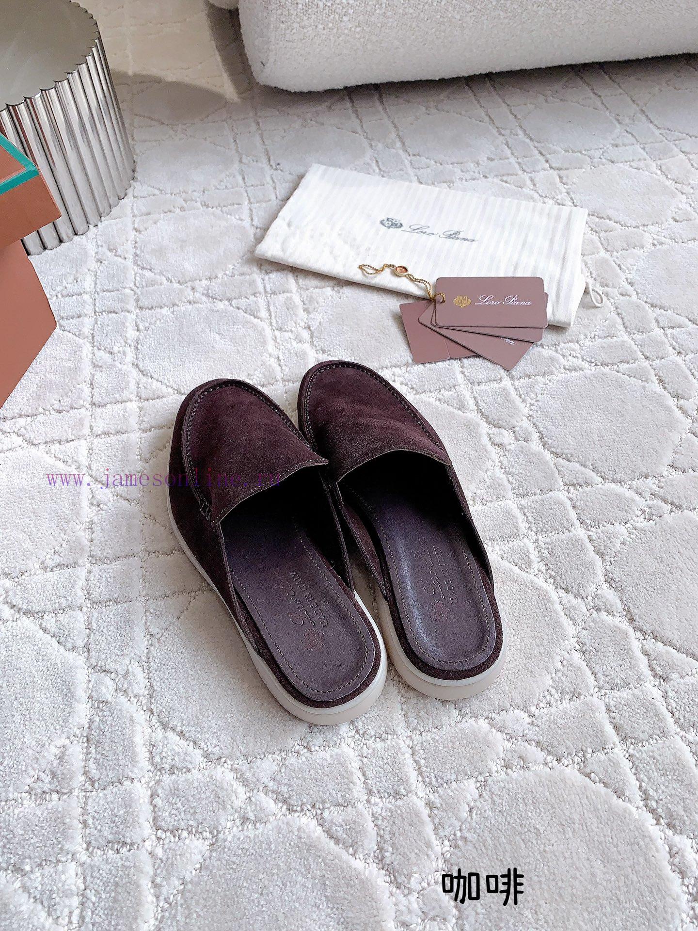 Loro Pian * LP's timeless classic men's half slippers are simple, fashionable, and have a sua4rmbnia - Image 8