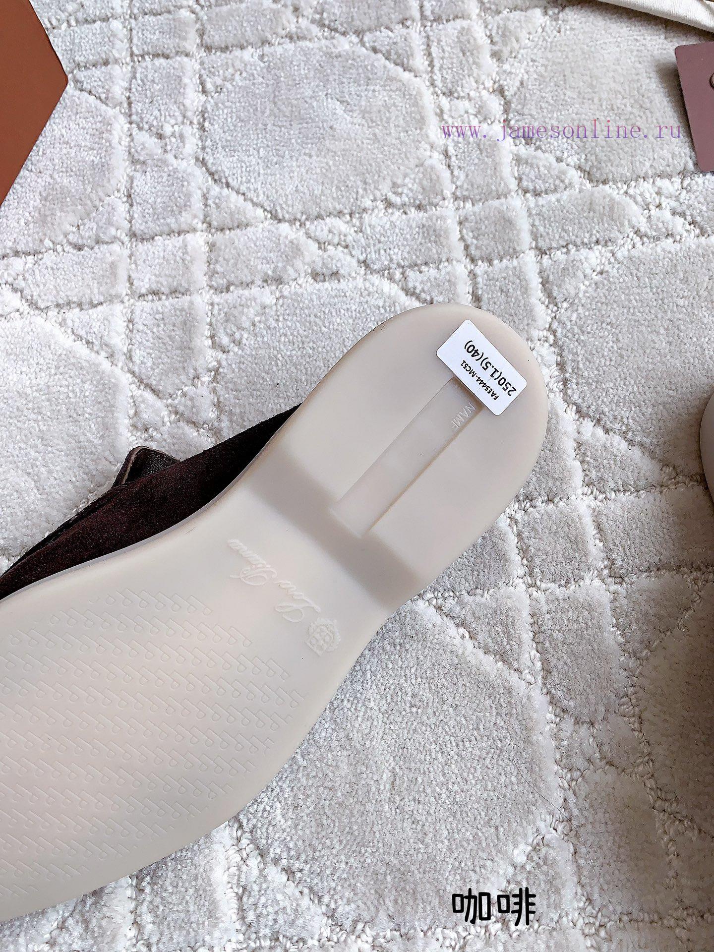 Loro Pian * LP's timeless classic men's half slippers are simple, fashionable, and have a sua4rmbnia - Image 9