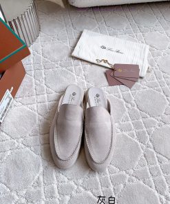 Loro Pian * LP's timeless classic men's half slippers are simple, fashionable, and have a su5o05g3hw