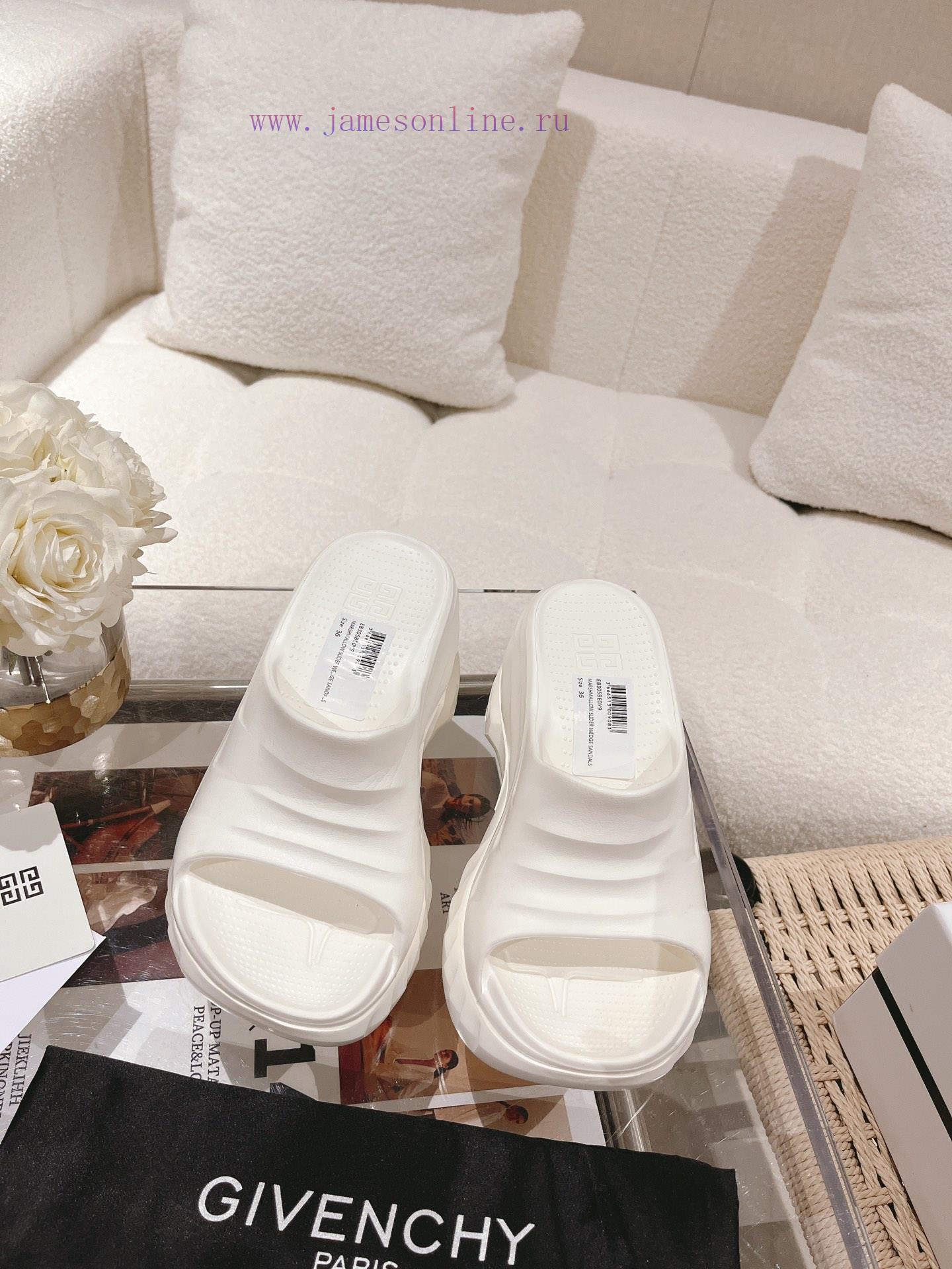 Given * hy Givenchy 23vs Spring/Summer Hot Products Slope Heel Thick Bottom Cool Trawl Red H81uun56g