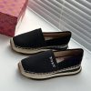 Black Flyknit Splicing SheepTBTORY BURCH T MONOGRAM Fisherman's Shoes Women's Shoes 82839 Fawkjflaal