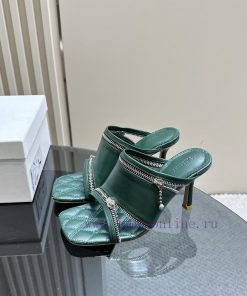 BURBERRY | SS24 Women's New SandalsShoe upper sandals, made of glossy leather fabric and feava7d1yrp