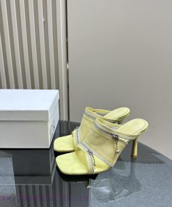 BURBERRY | SS24 Women's New SandalsShoe upper sandals, made of glossy leather fabric and feabc4xfygk