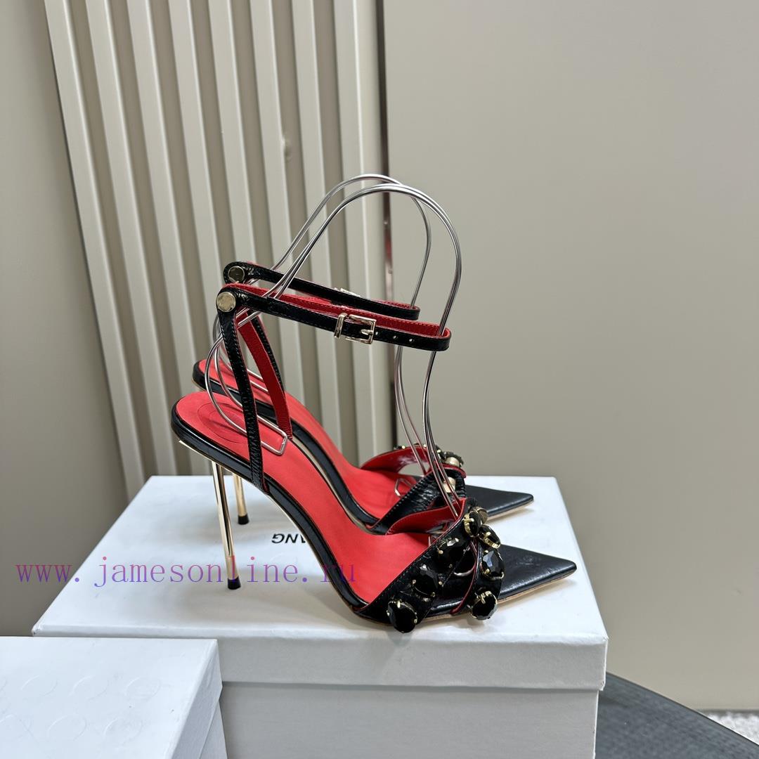 Hot selling ABING WANG rhinestone high heelsOn the basis of this, sparkling crystal embellis6uzi5sfi - Image 6