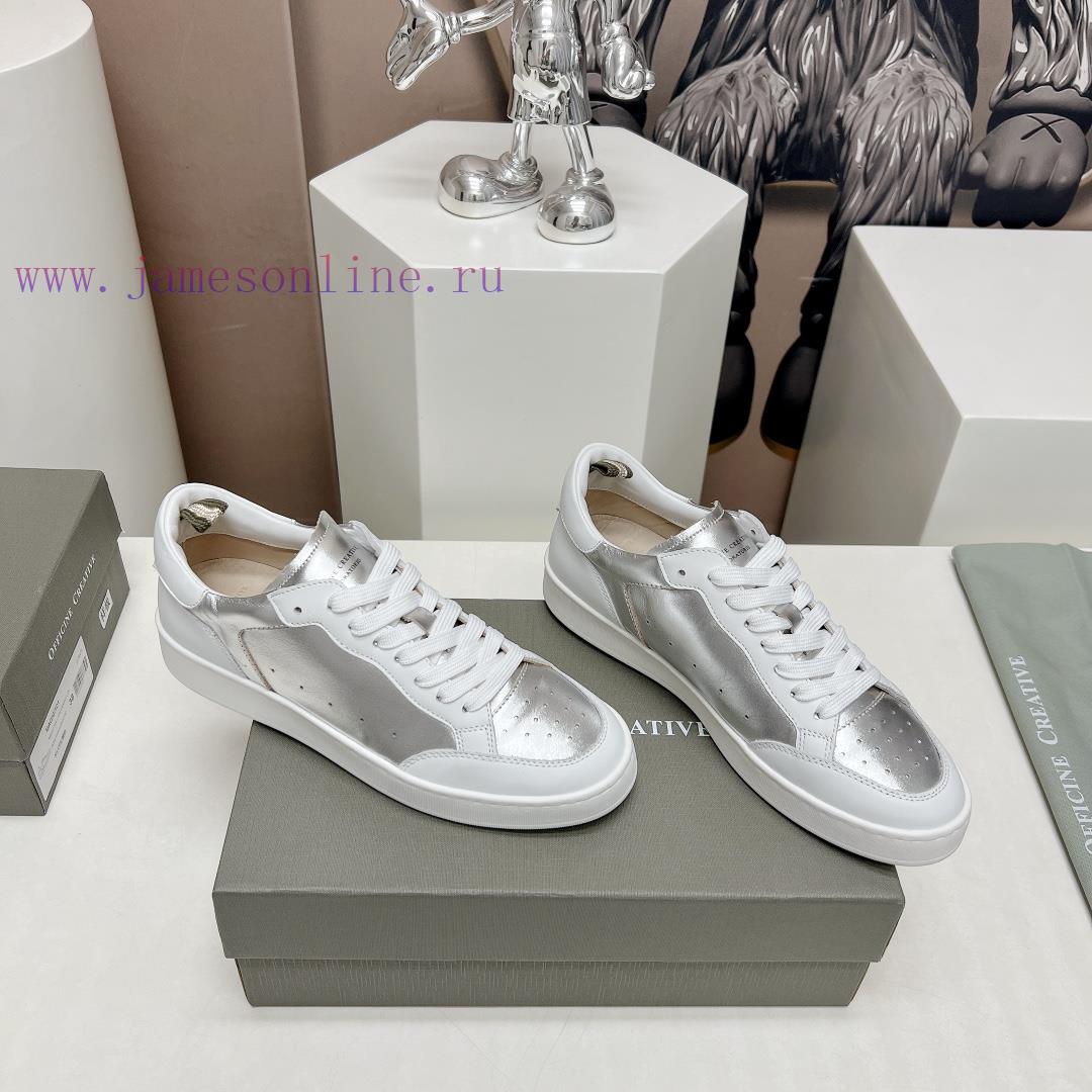 Top tierOFFICINE CREATIVE Italian niche 2024 latest extreme minimalist white shoesSmall roun0ob9exo3 - Image 3