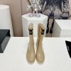 Top tierC * HANEL Chanel 24vs Summer Hot Rain Boots SeriesRound toe printed high-heeled rainag6fzgb8