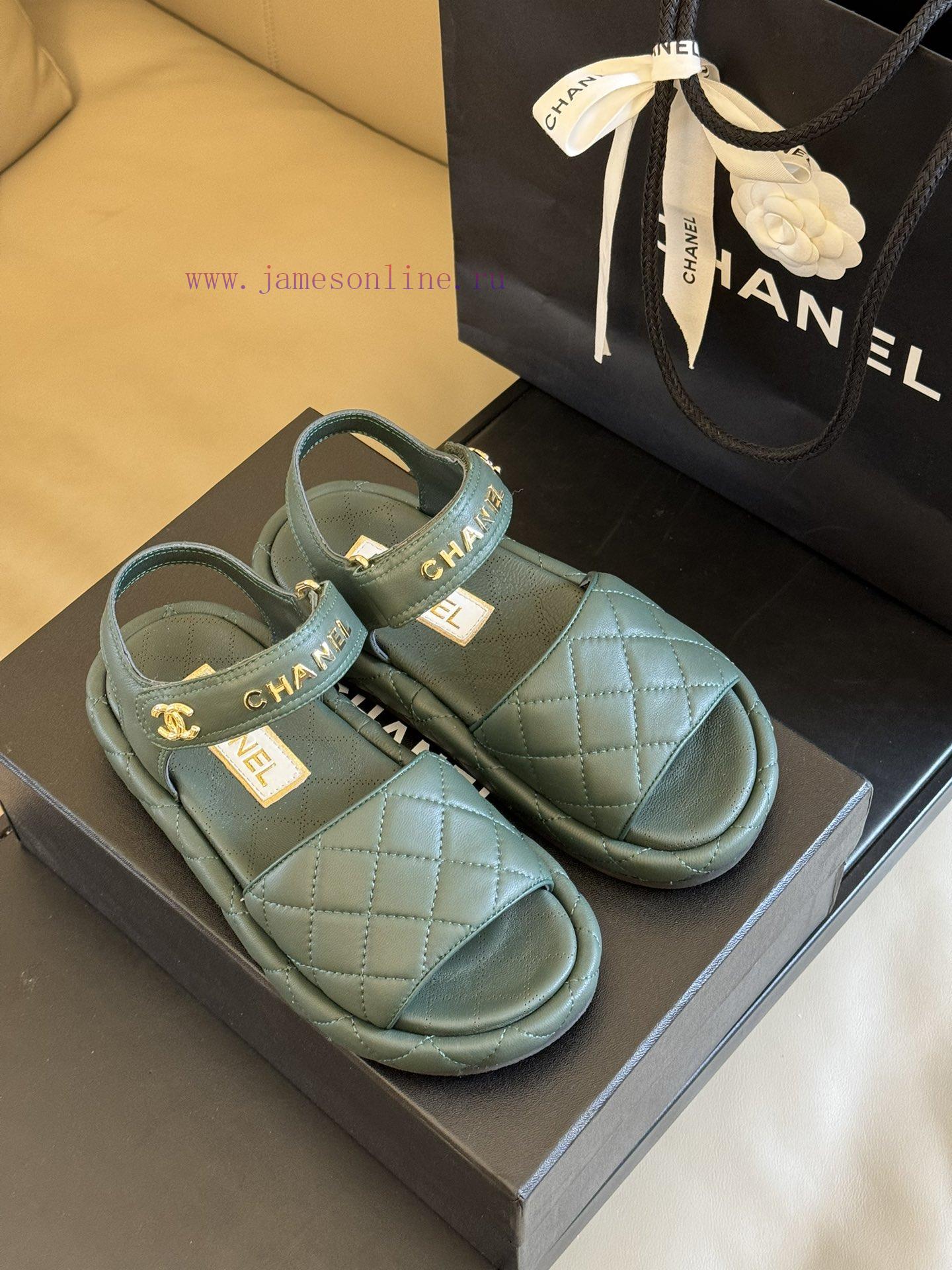 chane…l ss24 new arrival~Chanel 24 Spring/Summer Sandals New ProductSimple and full of Chanecslf074q - Image 4