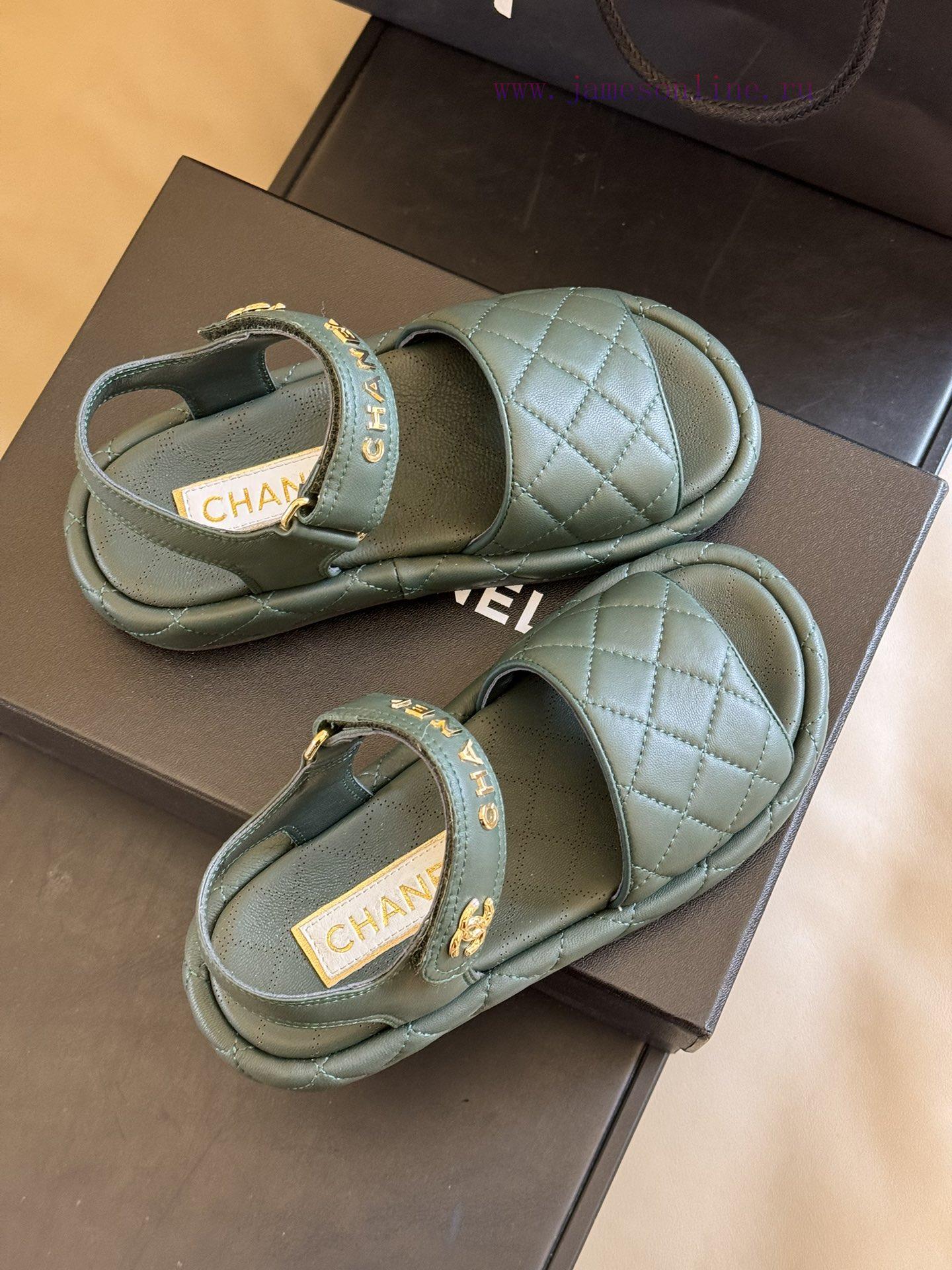 chane…l ss24 new arrival~Chanel 24 Spring/Summer Sandals New ProductSimple and full of Chanecslf074q - Image 5