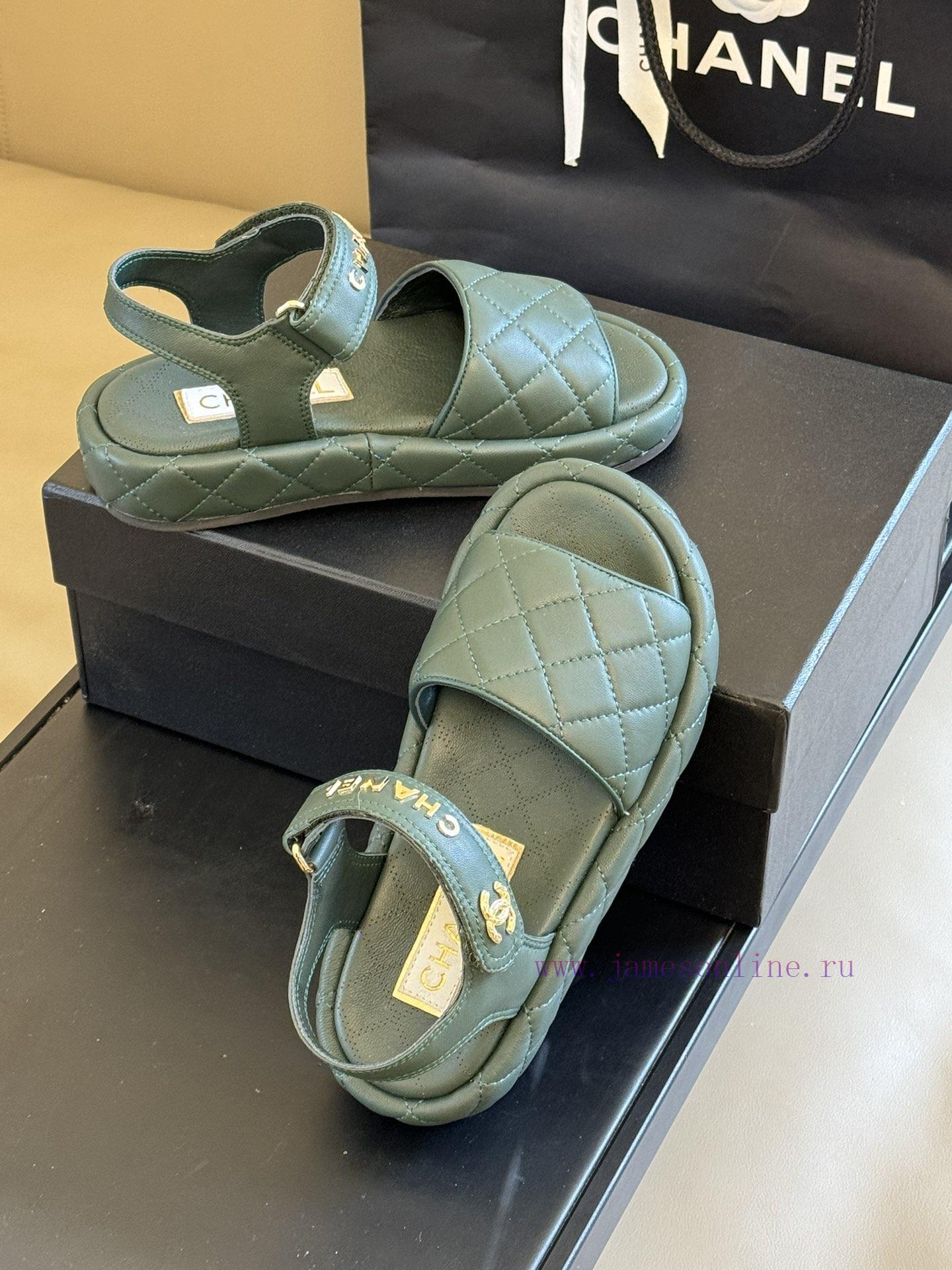 chane…l ss24 new arrival~Chanel 24 Spring/Summer Sandals New ProductSimple and full of Chanecslf074q - Image 6
