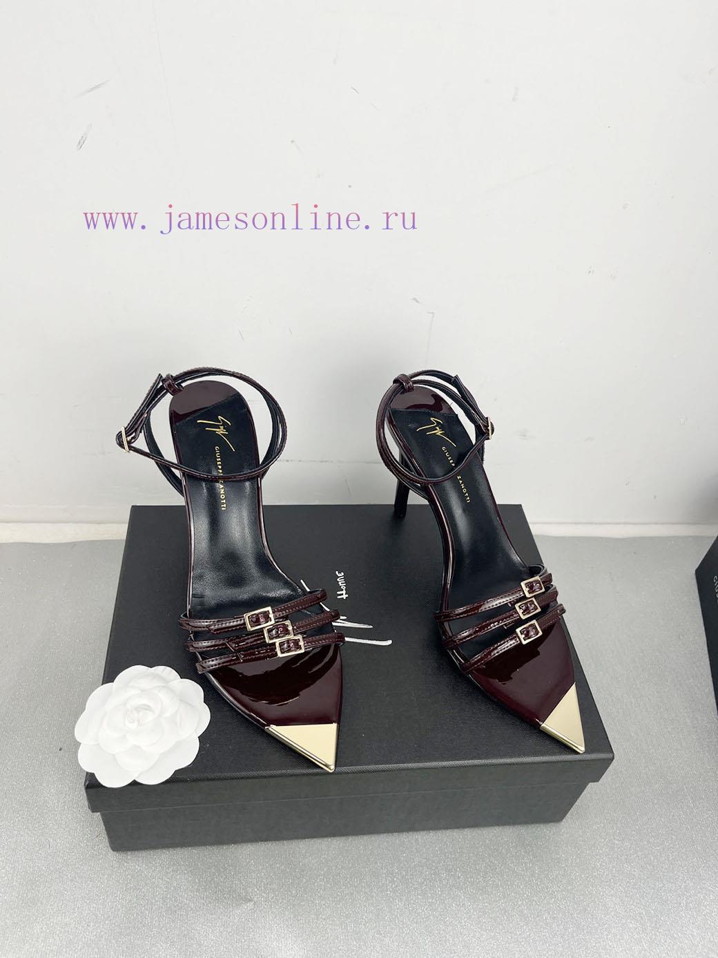 Giuseppe ZanottiSelected black imitation patent leather synthetic fabric with modern light agnzzyoxj - Image 2