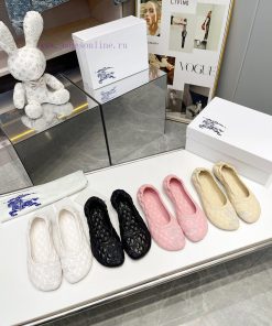 YuanThe 2024 Burberry BuRBERRY new ballet flat shoes are made of quilted sheepskin fabric crmfqdsjl8