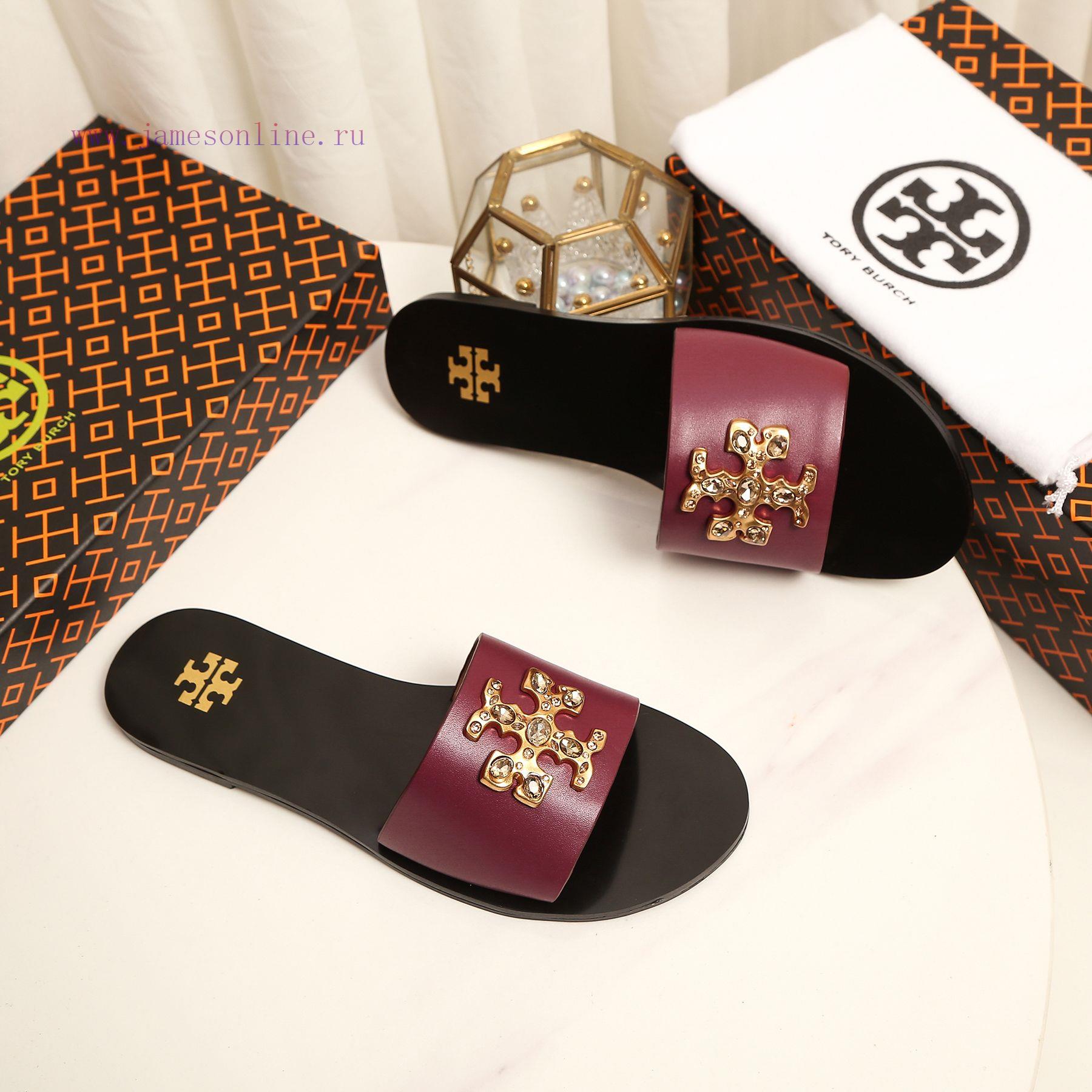 19818-2 Toribechi Flat Dragged Sandals, made of cowhide fabric, available in black, burgundyw7j35h4h - Image 9
