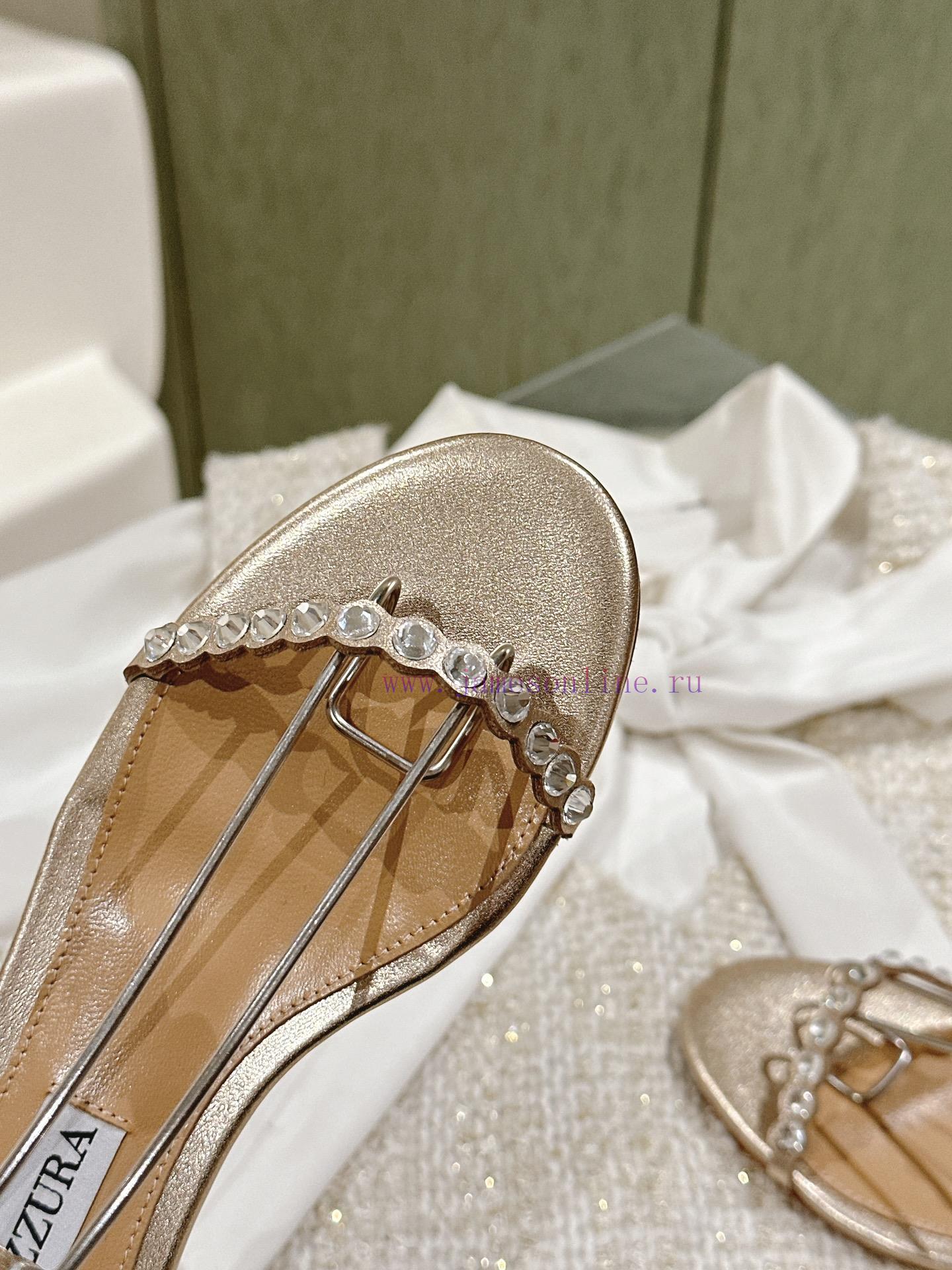 | ²⁰²4 𝐬𝐬 🤍🤎AQUAZZUR * Pineapple early spring new fairy fashion shoes series, a large numbp16x4es2 - Image 5
