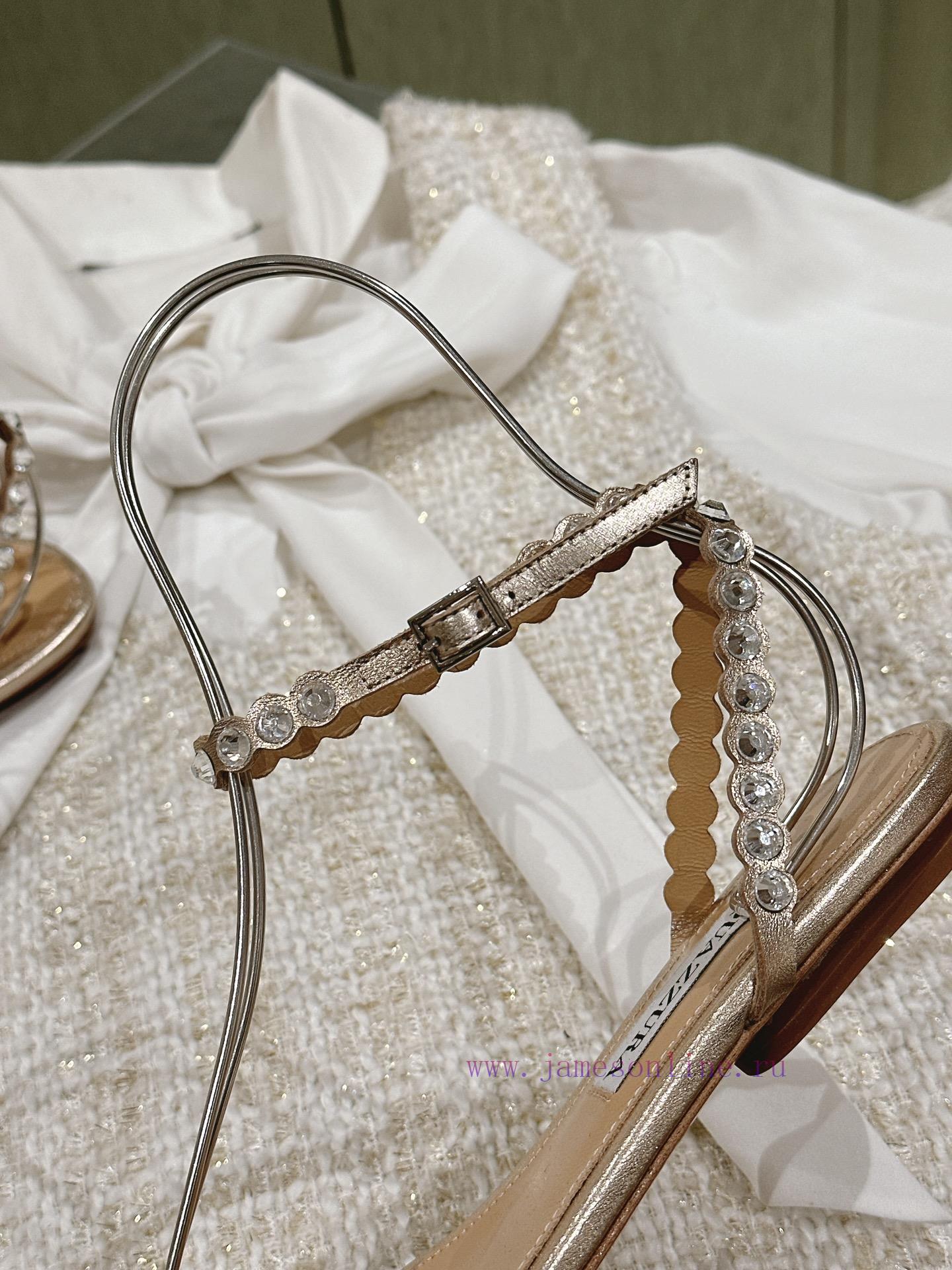 | ²⁰²4 𝐬𝐬 🤍🤎AQUAZZUR * Pineapple early spring new fairy fashion shoes series, a large numbp16x4es2 - Image 6