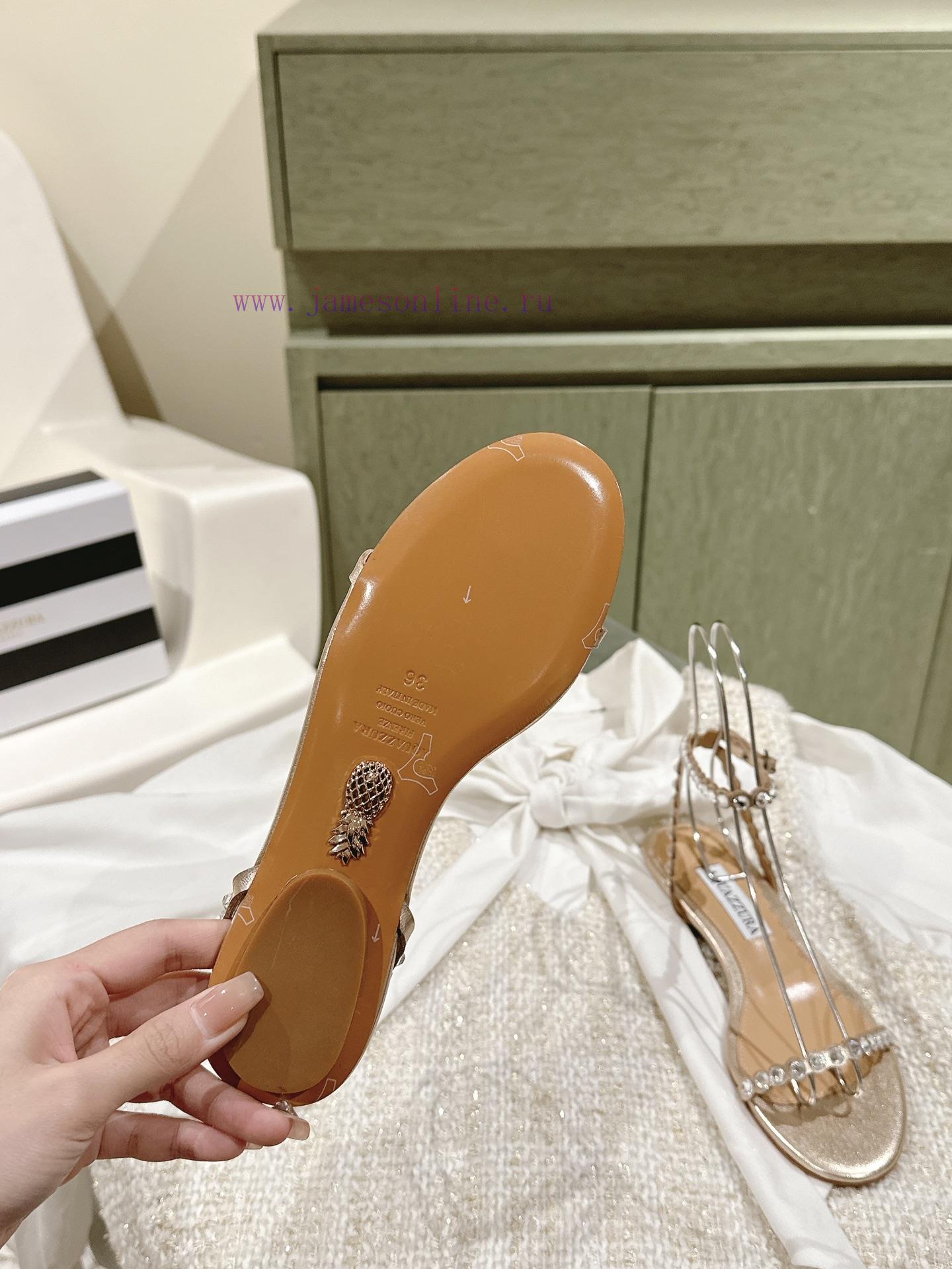 | ²⁰²4 𝐬𝐬 🤍🤎AQUAZZUR * Pineapple early spring new fairy fashion shoes series, a large numbp16x4es2 - Image 7