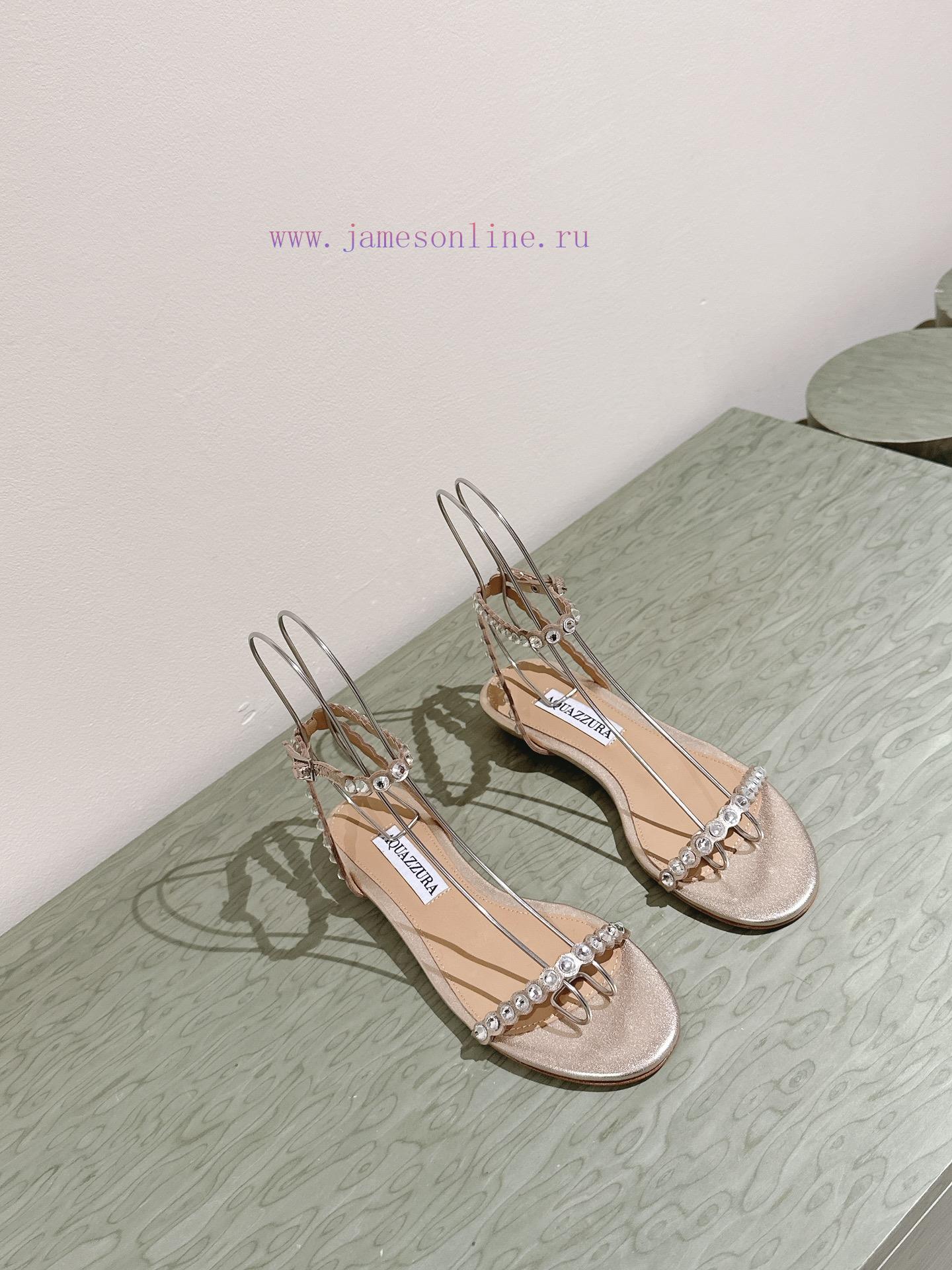 | ²⁰²4 𝐬𝐬 🤍🤎AQUAZZUR * Pineapple early spring new fairy fashion shoes series, a large numbp16x4es2 - Image 8