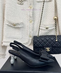 Chanel | Chanel 24c New ProductBow tie high-heeled sandalsThe shoe upper is made of importedq47gcpag
