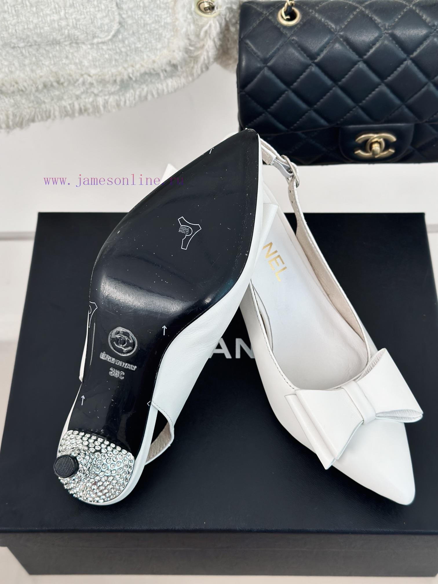 Chanel | Chanel 24c New ProductBow tie high-heeled sandalsThe shoe upper is made of importedvdjxtmza - Image 10