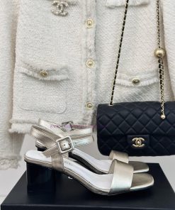 Chanel | Chanel 24c New ProductStraw sandals with thick heelsThe shoe upper is made of impor9rkp9tcs