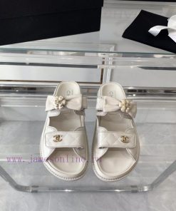 Chanel's new beach sandals with leather surface, top of the line super version, super populablzdov8b