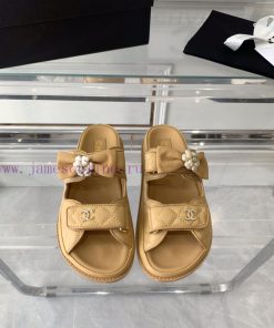Chanel's new beach sandals with leather surface, top of the line super version, super populaoxfydx8k